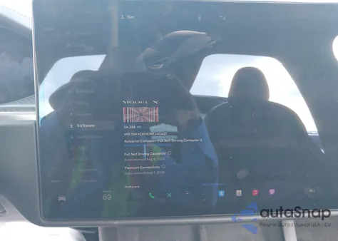 2022 Tesla Model X Plaid Tri Motor All-Wheel Drive from USA, damaged, VIN 7SAXCBE63NF345422